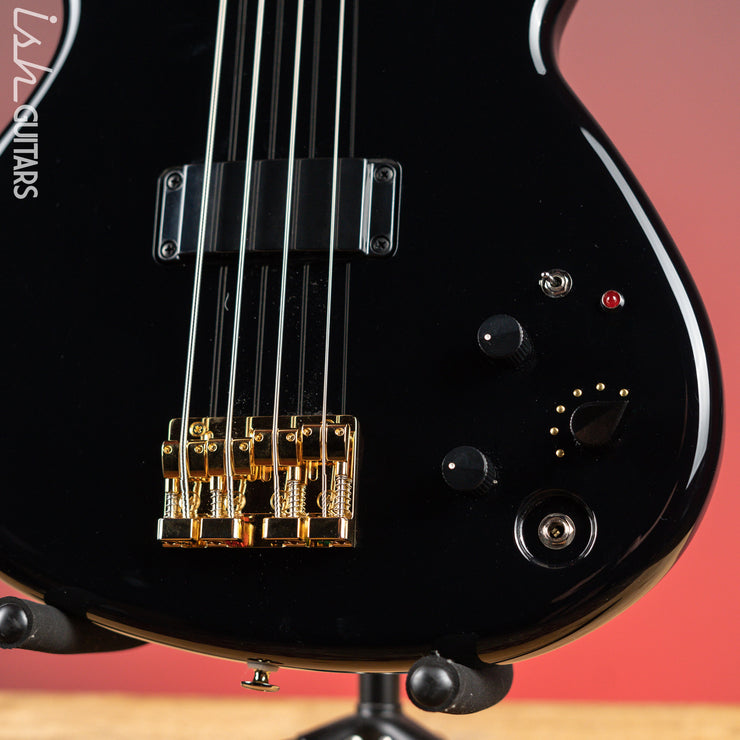 Aria SB-1000 4-String Bass Black NAMM Demo