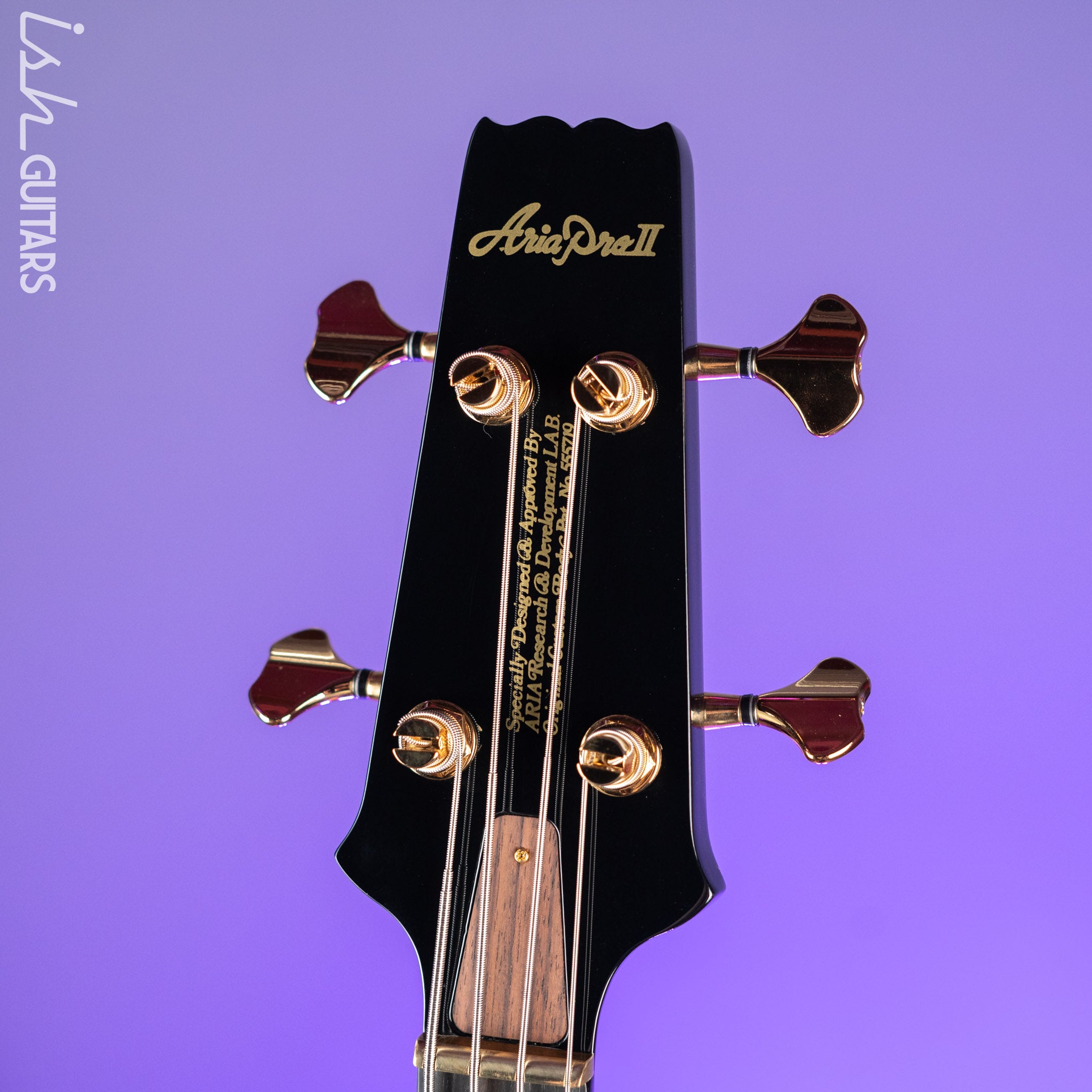 Aria Pro II SB-1000 4-String Bass Guitar Black – Ish Guitars