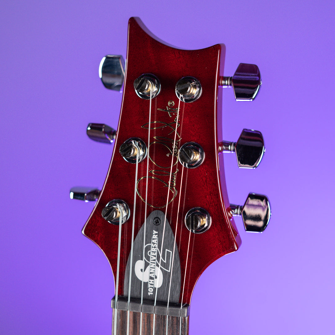 PRS S2 10th Anniversary Custom 24 Fire Red Burst