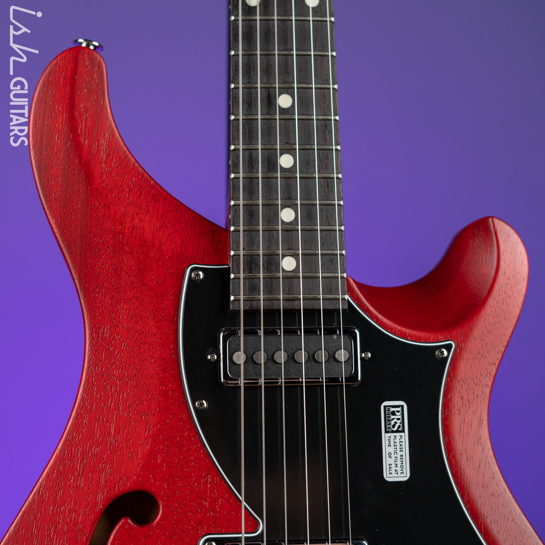PRS S2 Vela Semi-Hollow Satin Vintage Cherry