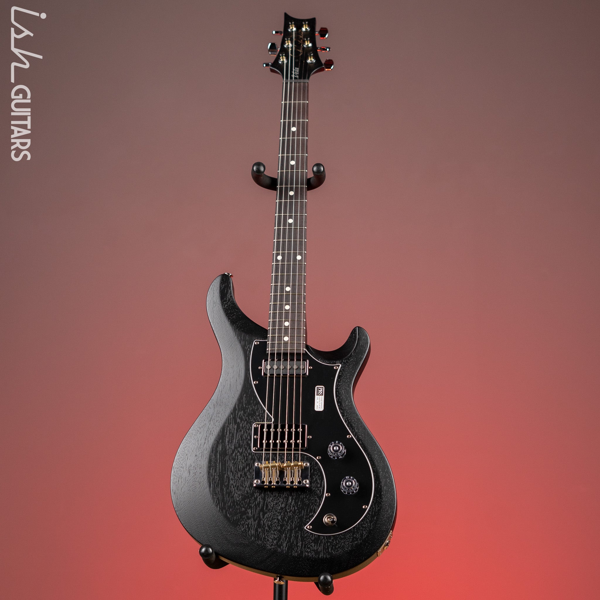 PRS S2 Vela Electric Guitar Charcoal Satin Nitro – Ish Guitars