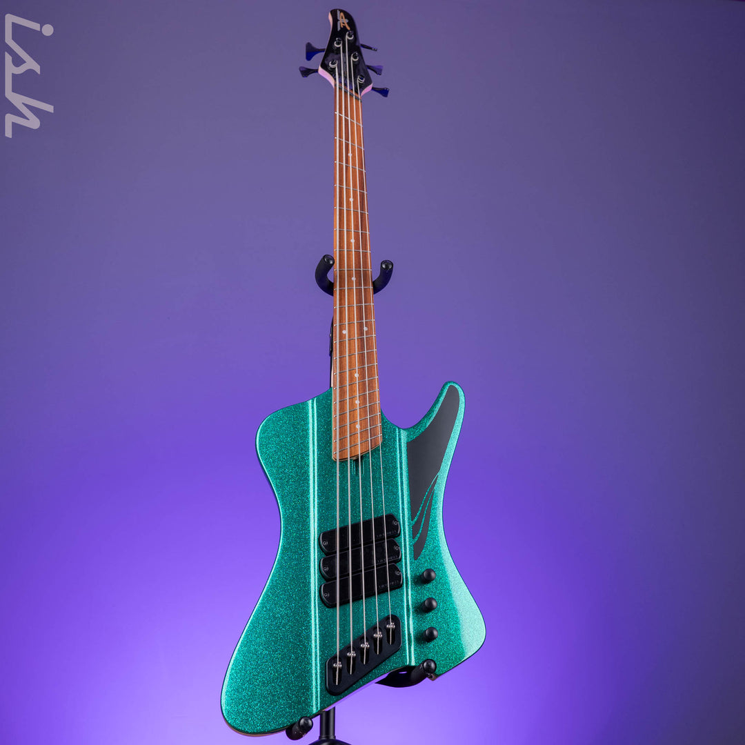 Dingwall D-Roc Standard 5-String Bass Gloss Metalflake Aquamarine