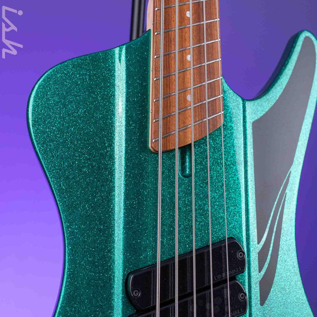 Dingwall D-Roc Standard 5-String Bass Gloss Metalflake Aquamarine