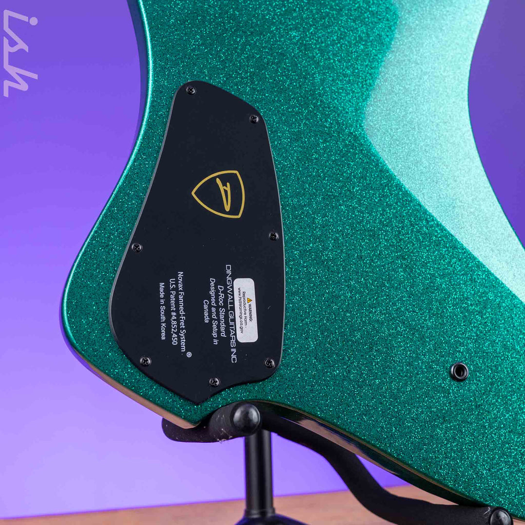 Dingwall D-Roc Standard 5-String Bass Gloss Metalflake Aquamarine