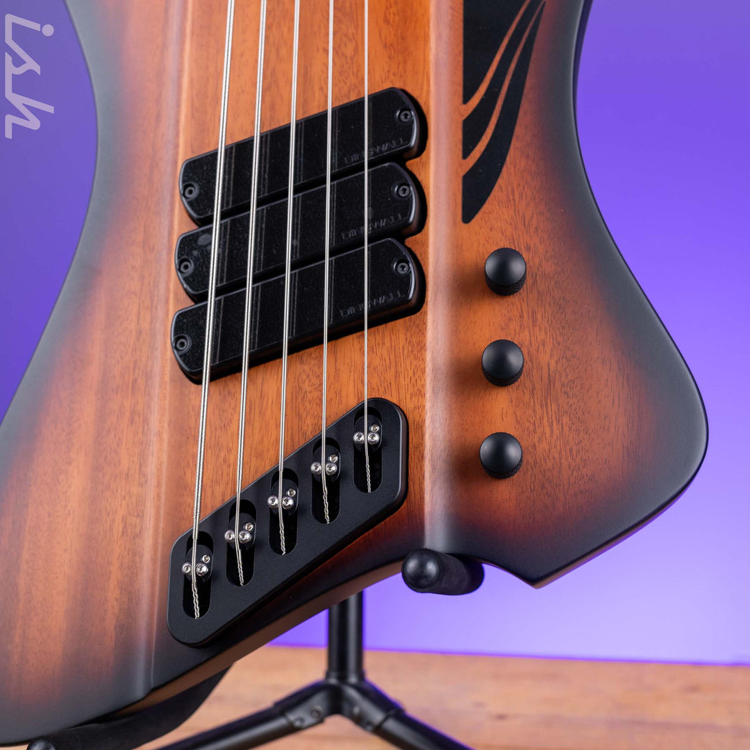 Dingwall D-Roc Standard 5-String Bass Matte Vintageburst – Ish Guitars