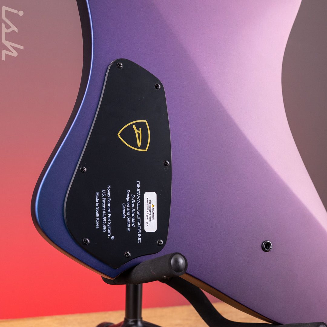 Dingwall D-Roc Standard 5-String Bass Matte Blue to Purple Colorshift B-Stock