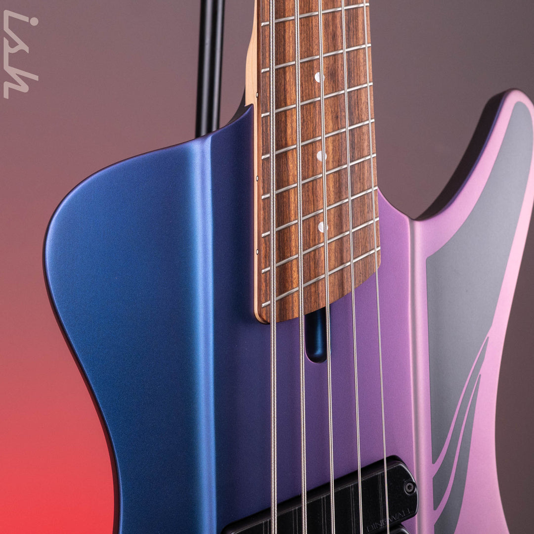 Dingwall D-Roc Standard 5-String Bass Matte Blue to Purple Colorshift B-Stock