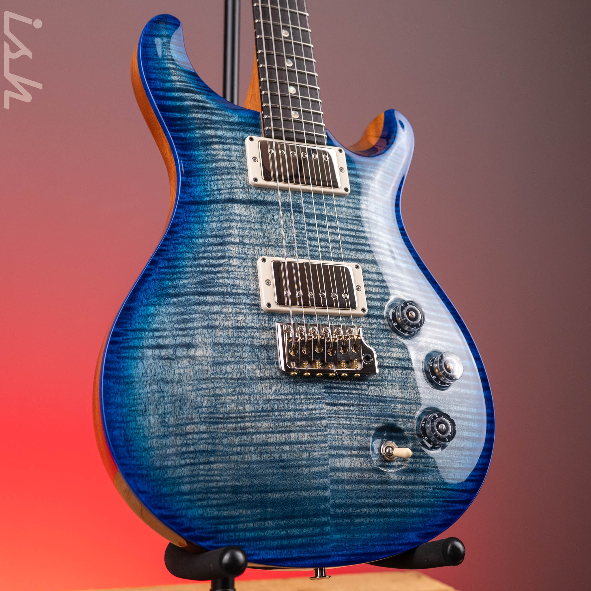 PRS DGT David Grissom Electric Guitar Blue Wrap Burst Demo – Ish