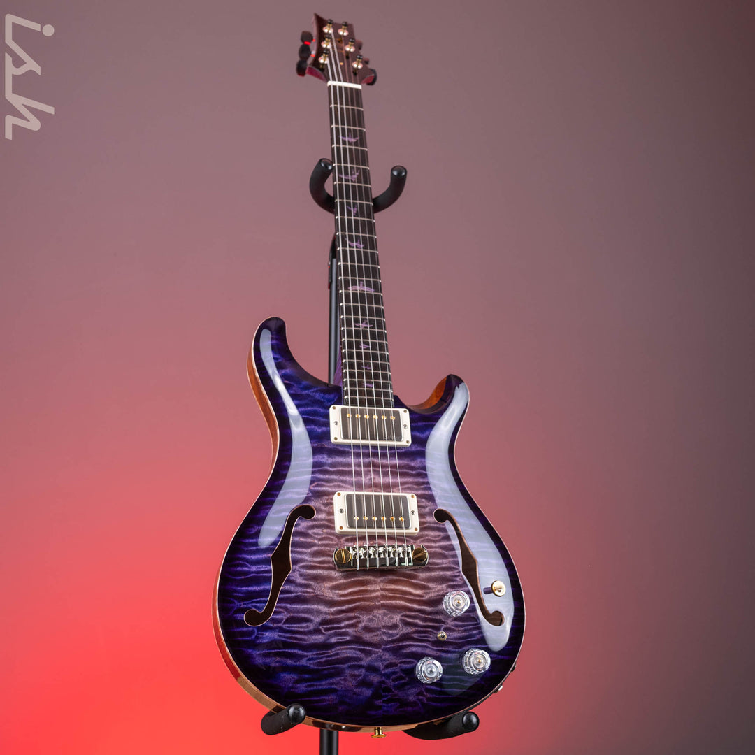 2024 PRS Employee Beverly Fowler Hollowbody II 594 Piezo 1-Off Aqua Violet Smokeburst