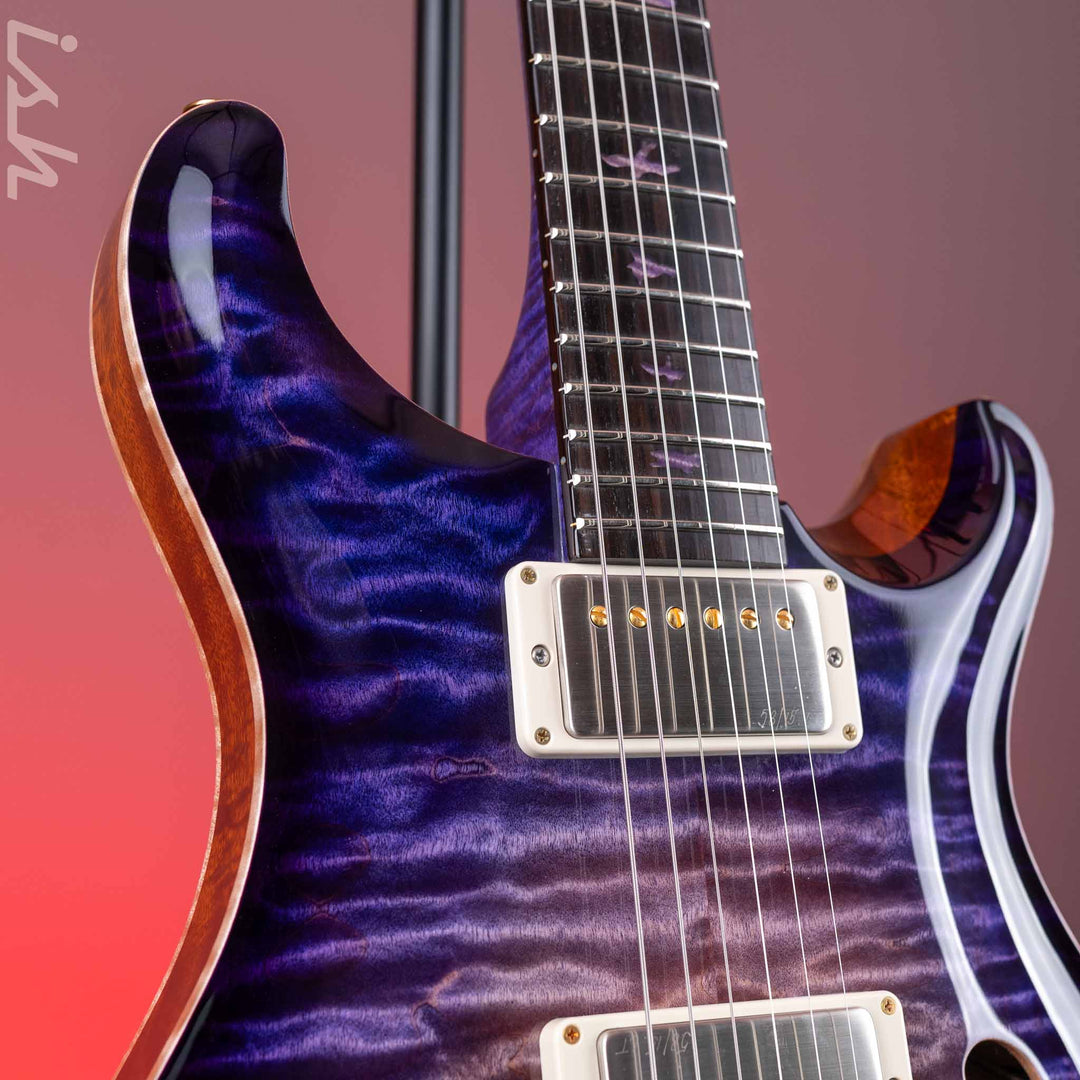 2024 PRS Employee Beverly Fowler Hollowbody II 594 Piezo 1-Off Aqua Violet Smokeburst