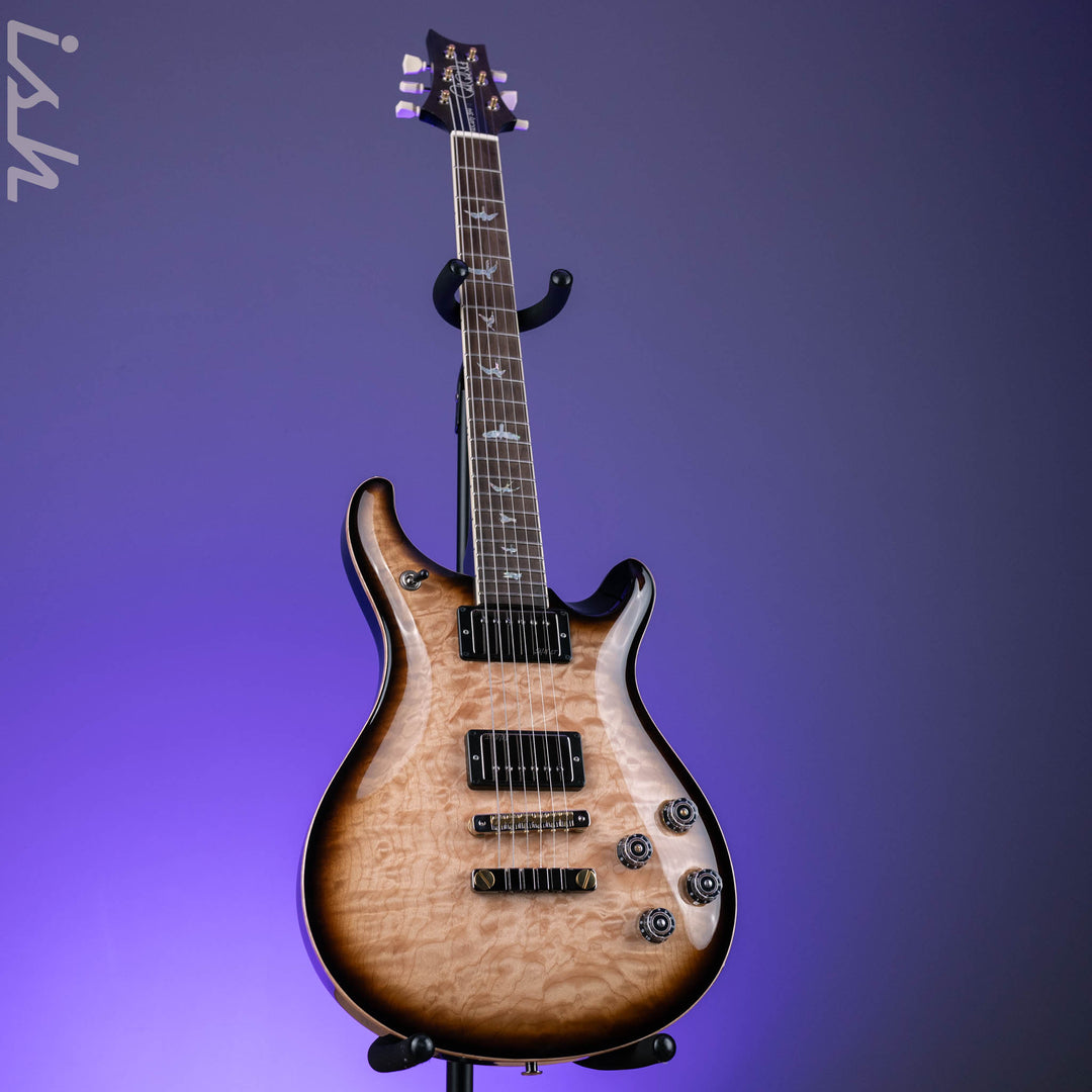 PRS McCarty 594 Wood Library 10-Top Natural w/ Black Smoked Wrap Burst