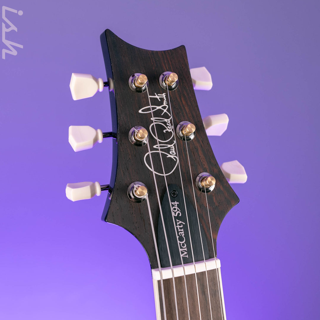 PRS McCarty 594 Wood Library 10-Top Natural w/ Black Smoked Wrap Burst