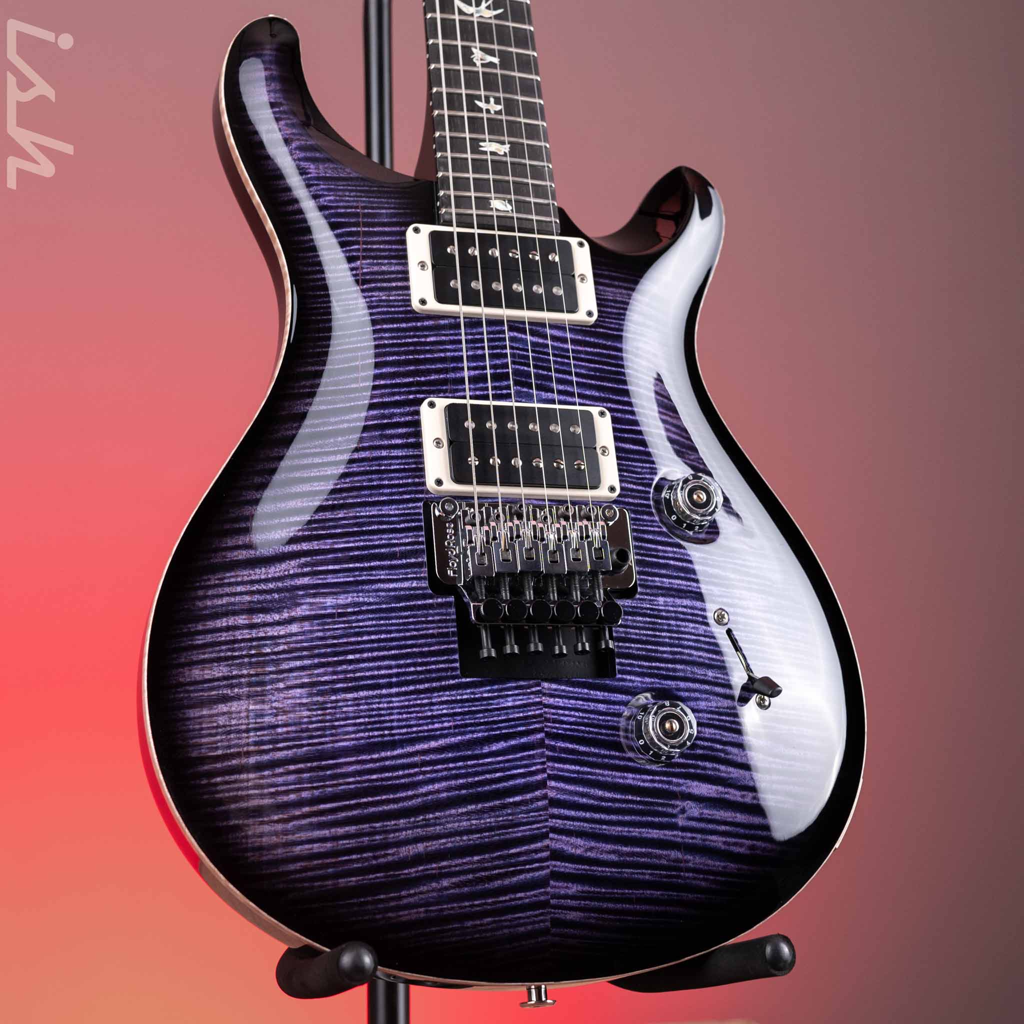 PRS Custom 24 Floyd Electric Guitar 10-Top Purple Mist – Ish Guitars