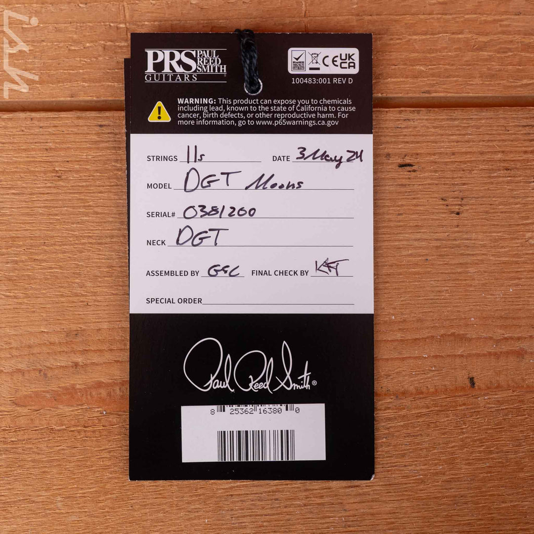 PRS DGT David Grissom Electric Guitar Faded Blue Jean