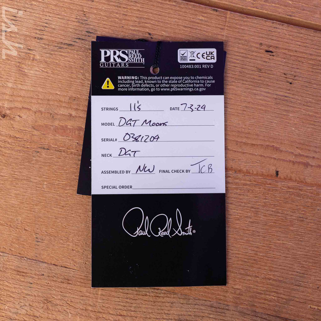 PRS DGT David Grissom Electric Guitar Gold Top