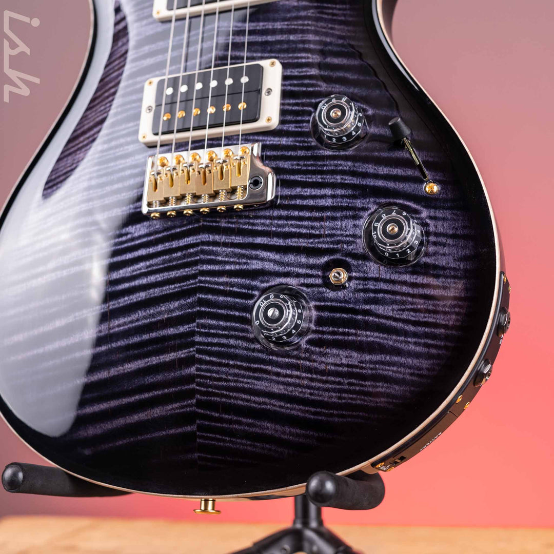2024 PRS Custom 24 Piezo Electric Guitar 10-Top Purple Mist