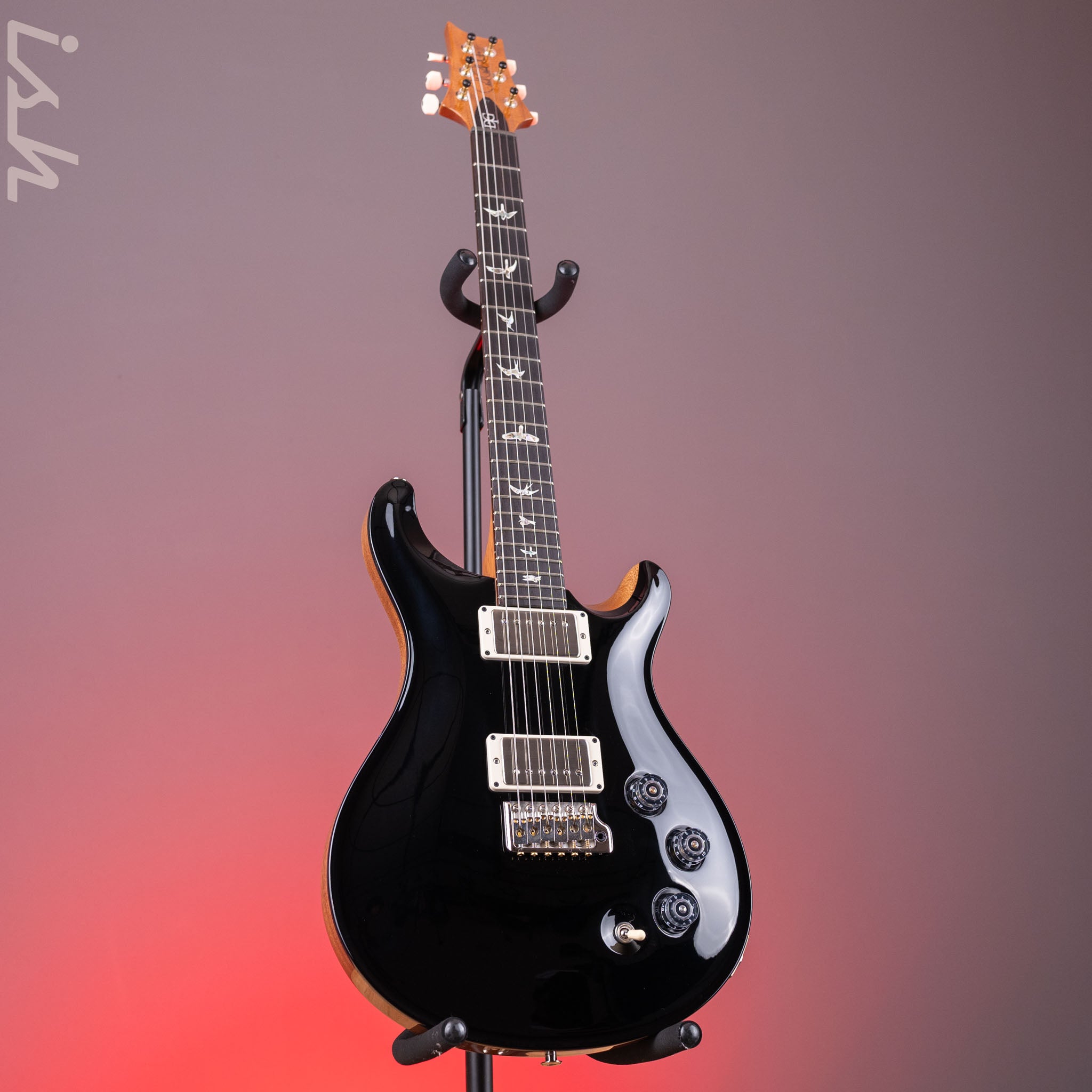 PRS DGT David Grissom Electric Guitar Black Top w/ Natural Back