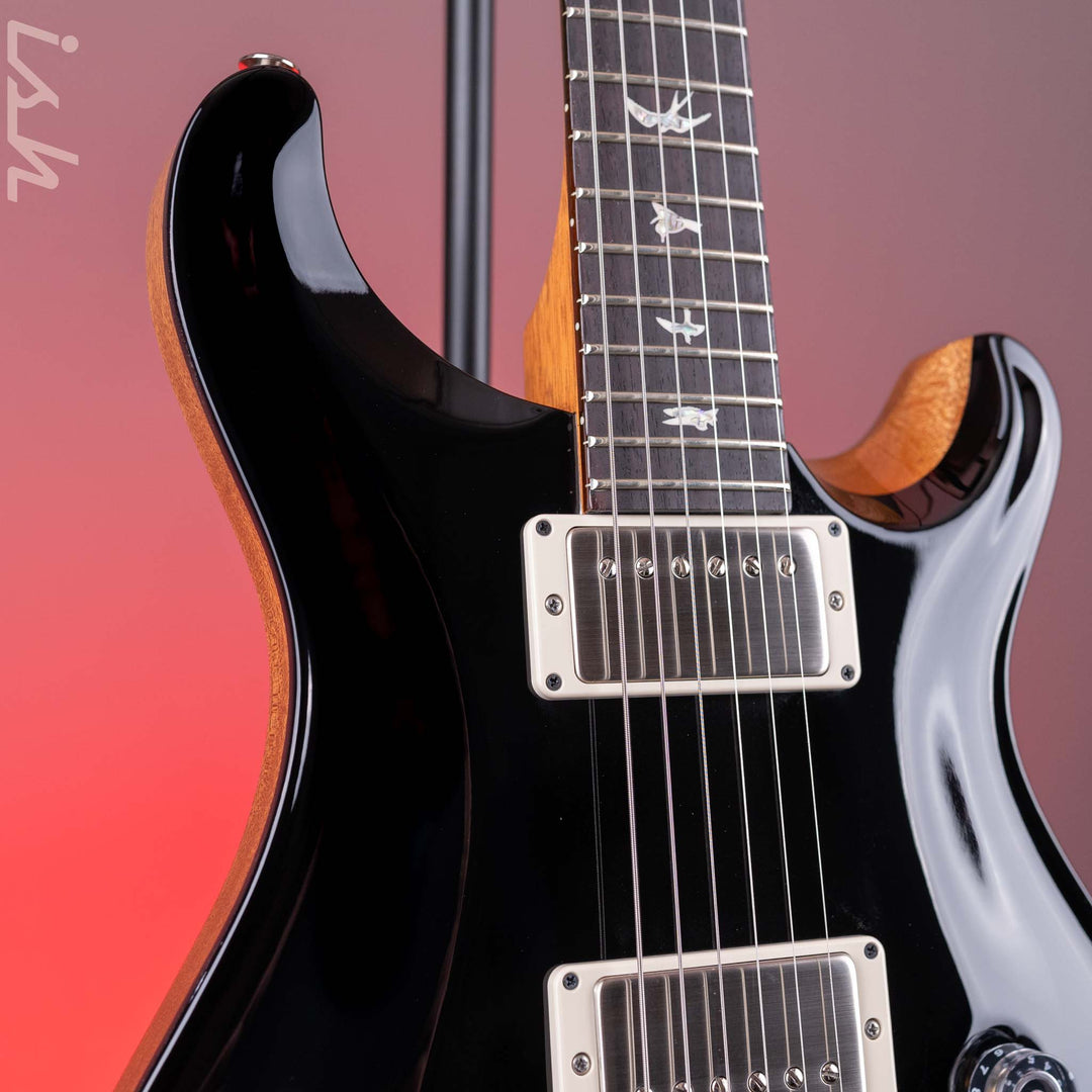 PRS DGT David Grissom Electric Guitar Black Top w/ Natural Back