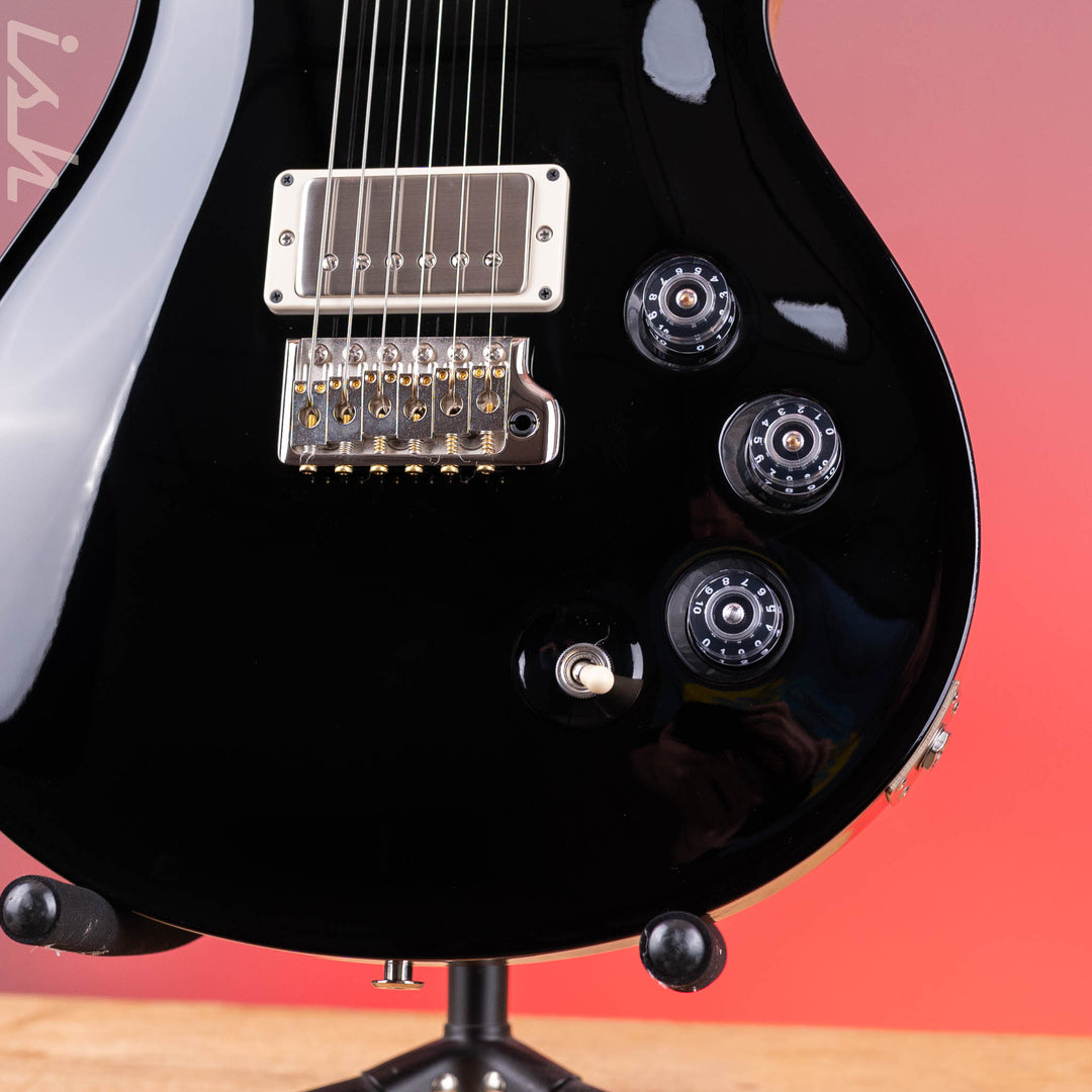 PRS DGT David Grissom Electric Guitar Black Top w/ Natural Back