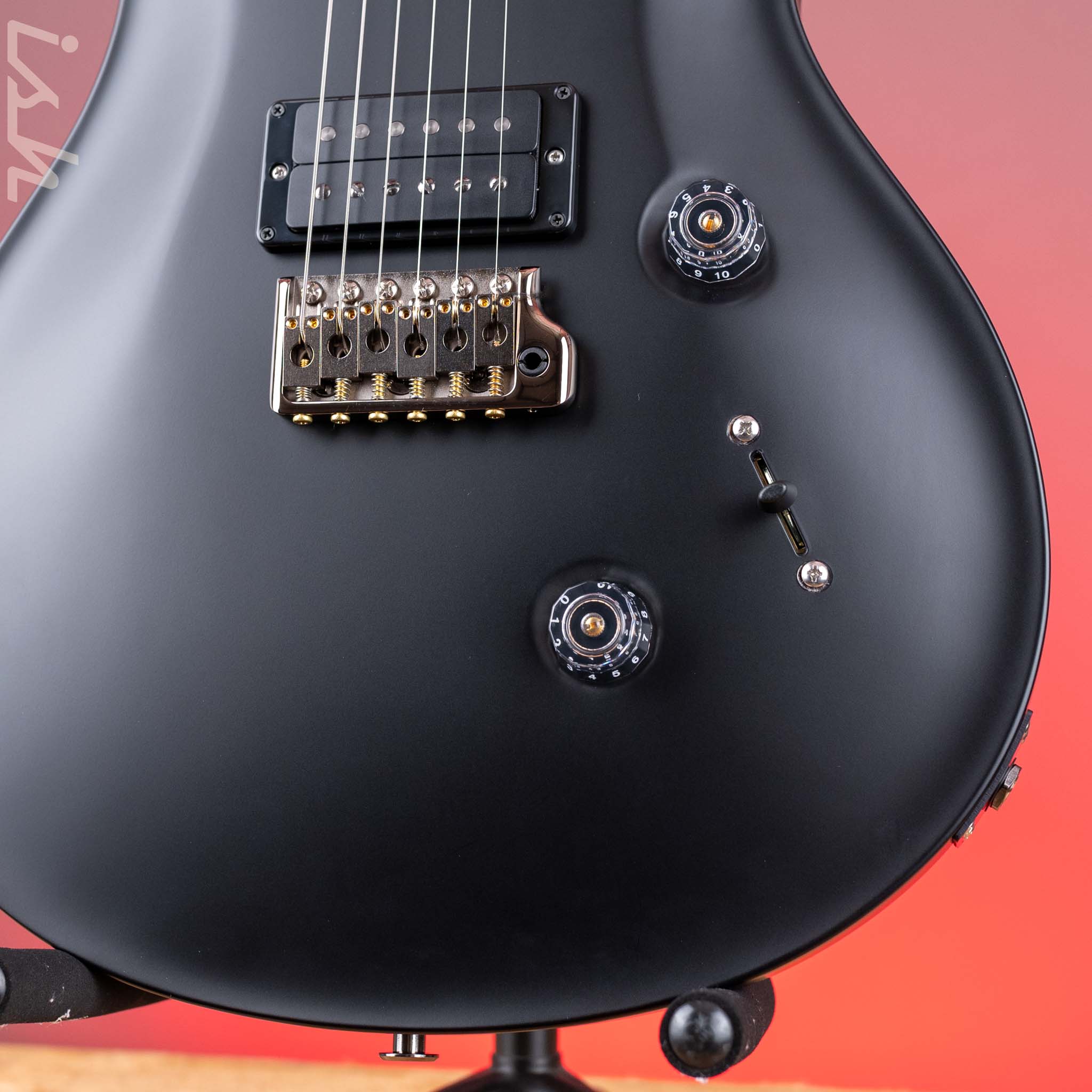 PRS Custom 24 Electric Guitar Black Satin – Ish Guitars