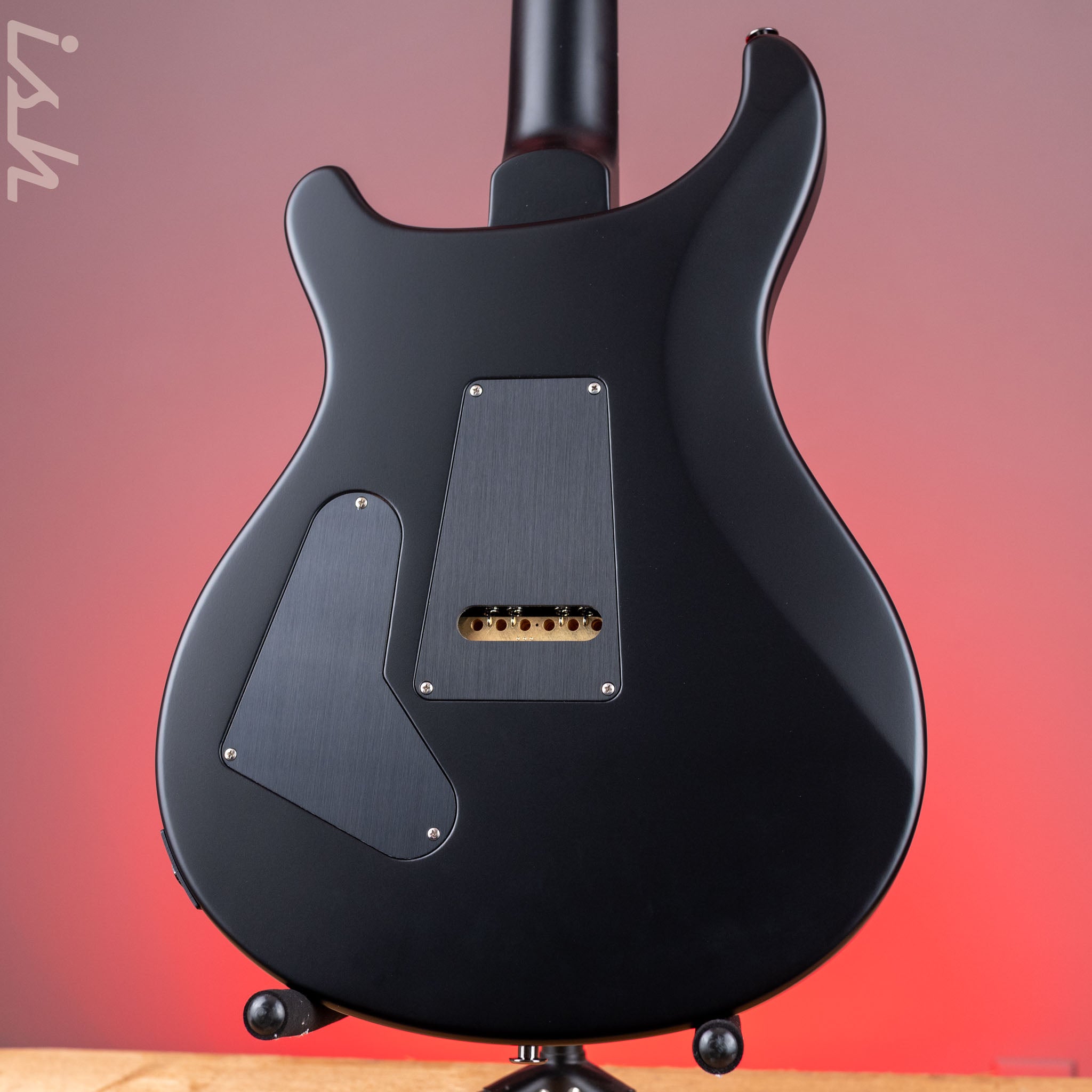 PRS Custom 24 Electric Guitar Black Satin – Ish Guitars