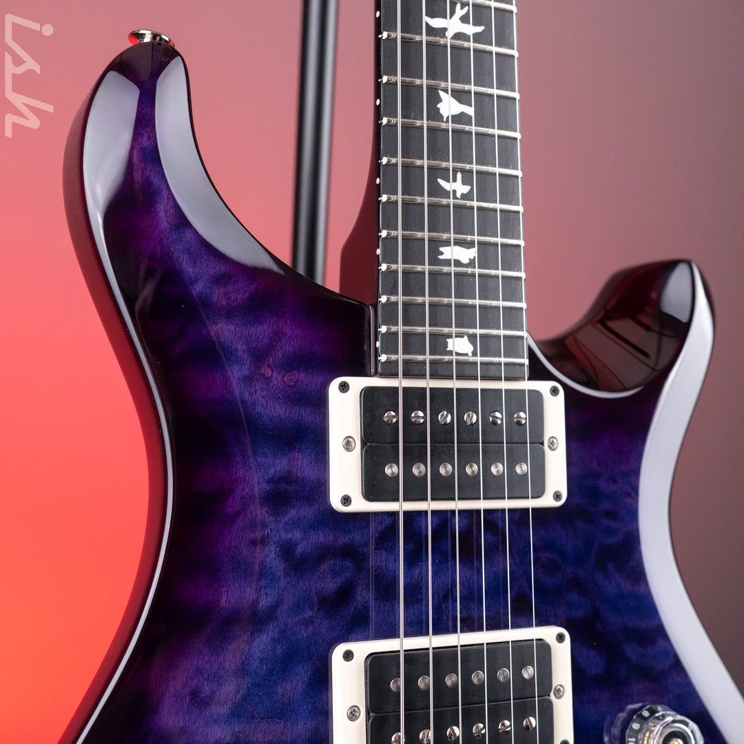 PRS S2 Custom 24 Quilt Purple w/ Wrap Burst