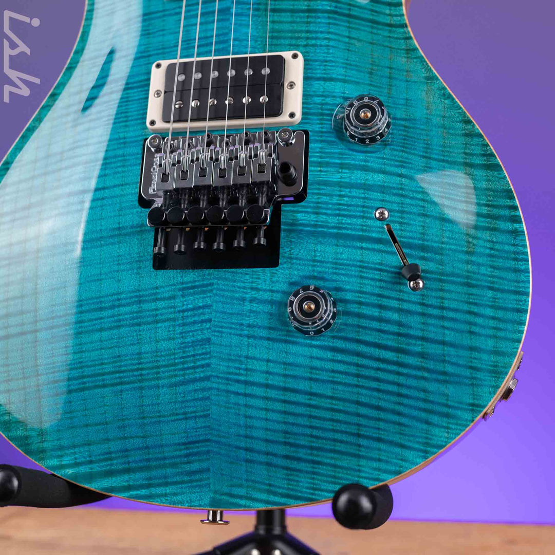 2024 PRS Custom 24 Floyd 10-Top Maple Neck Ebony Fretboard Carroll Blue