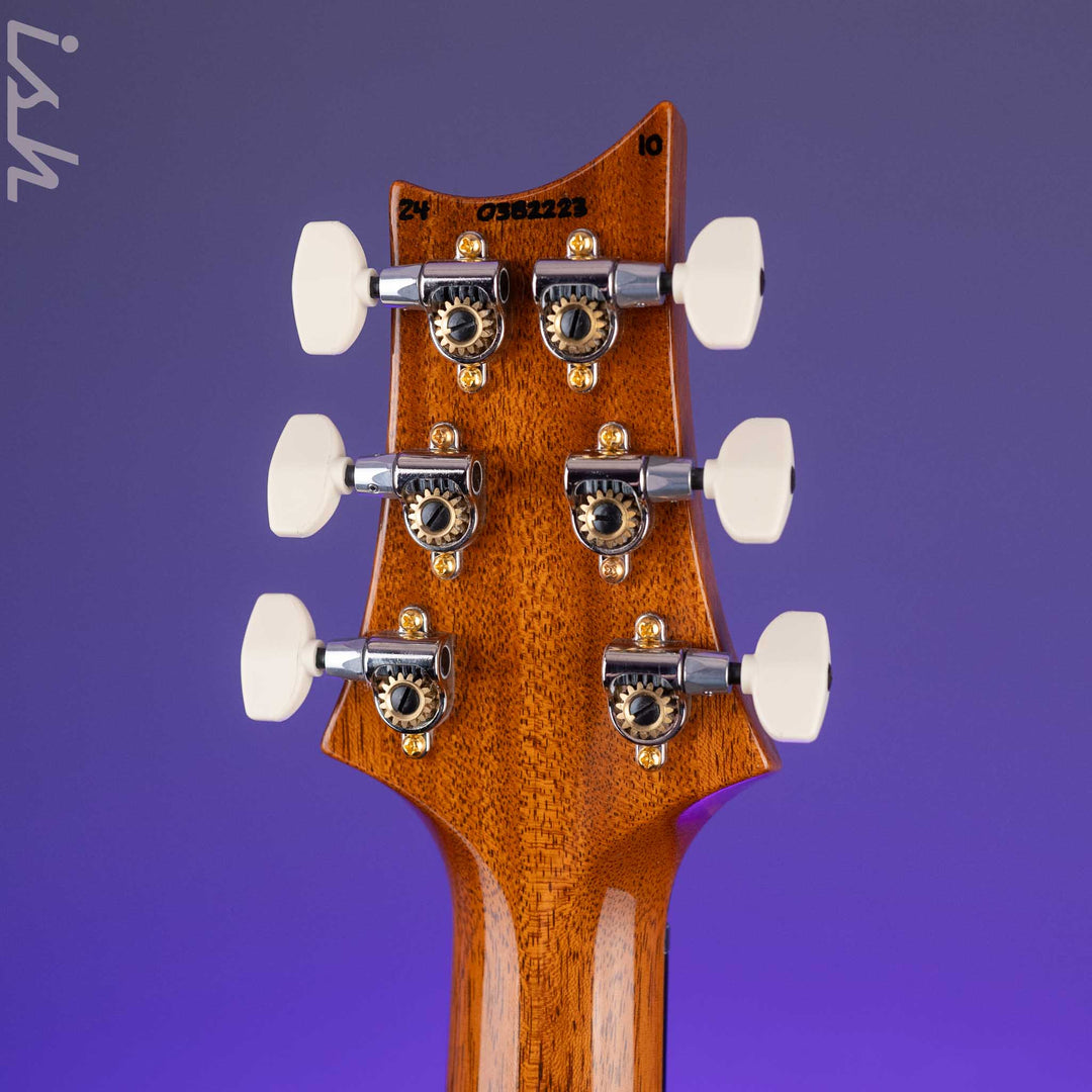 2024 PRS Custom 24 10-Top Electric Guitar Yellow Tiger