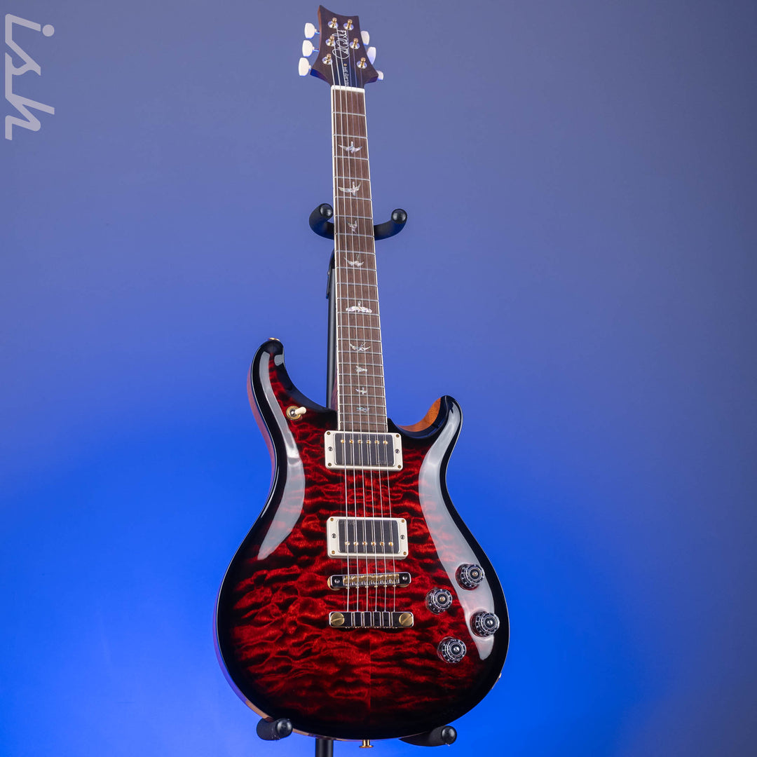 PRS Wood Library McCarty 594 Quilt 10-Top Brazilian Fire Red Burst