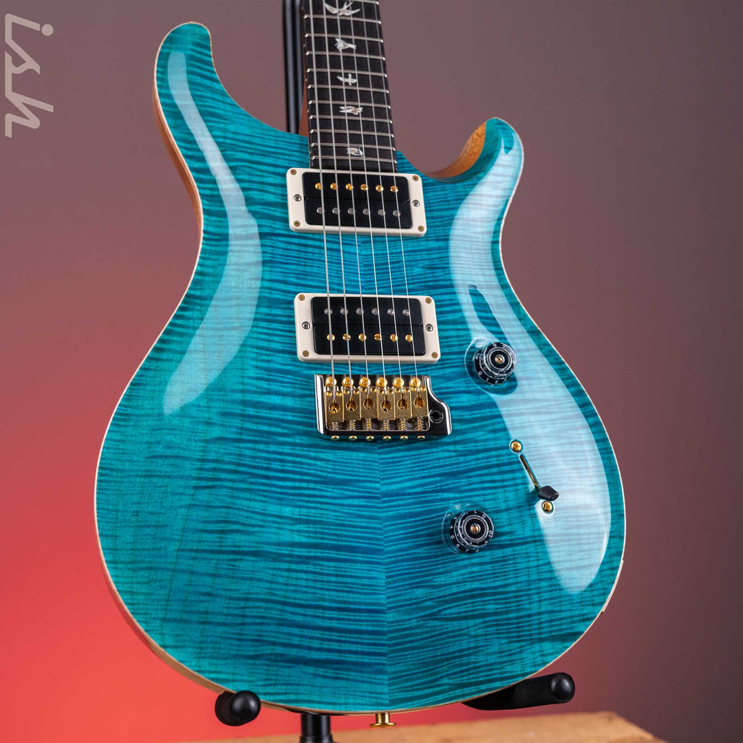 PRS Custom 24 10-Top Electric Guitar Carrol Blue Demo