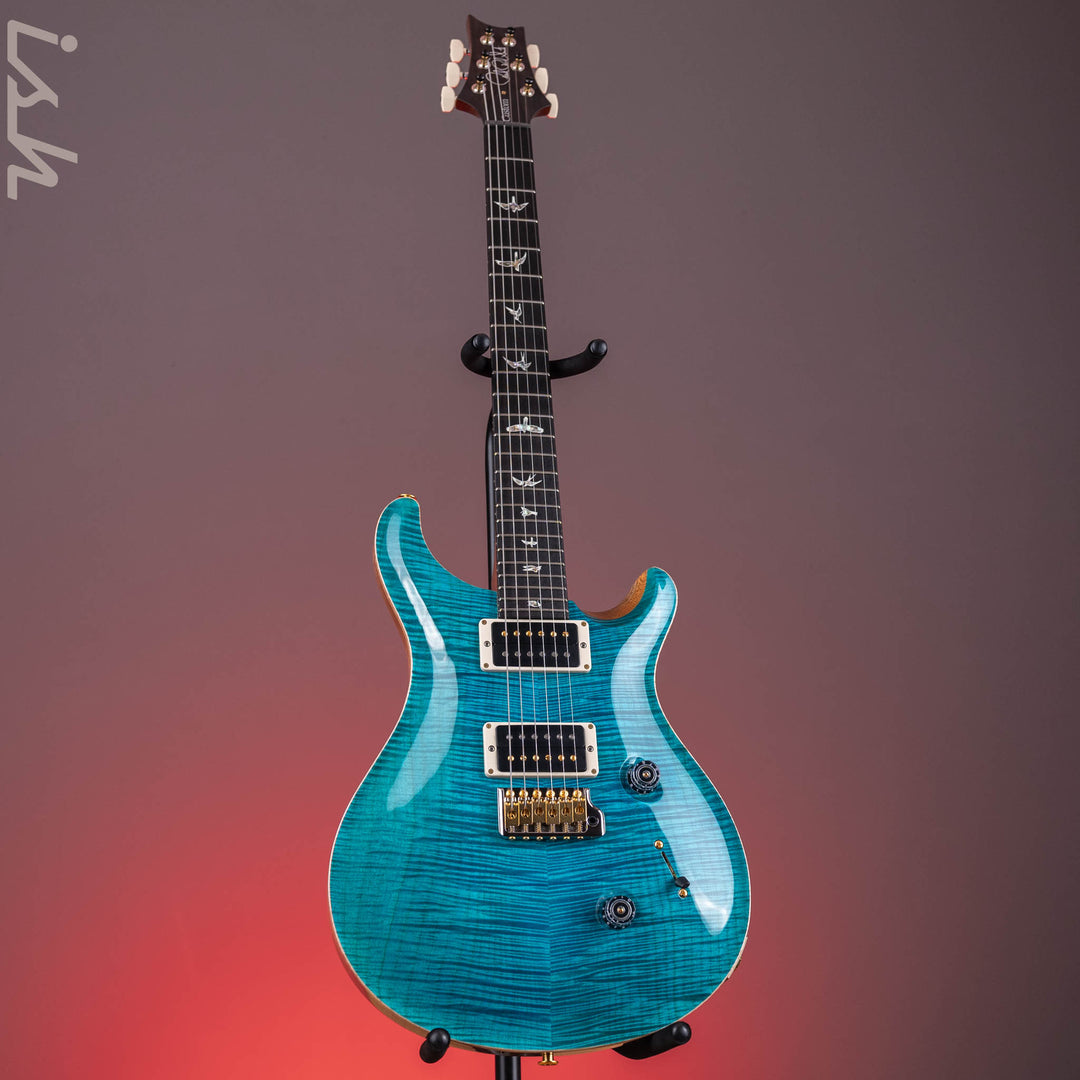 PRS Custom 24 10-Top Electric Guitar Carrol Blue Demo