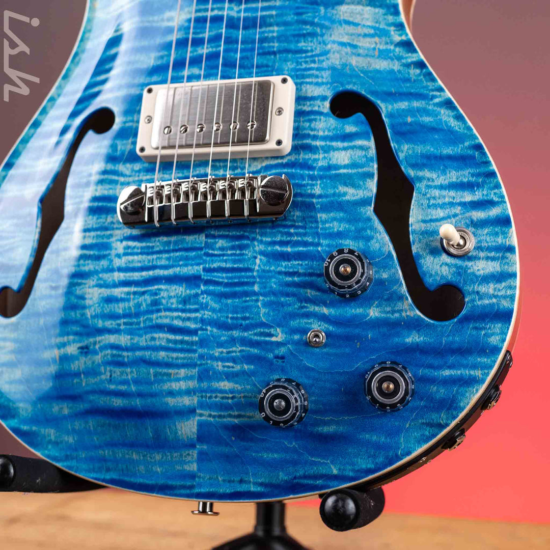 PRS Hollowbody II Piezo Electric Guitar Faded Blue Jean