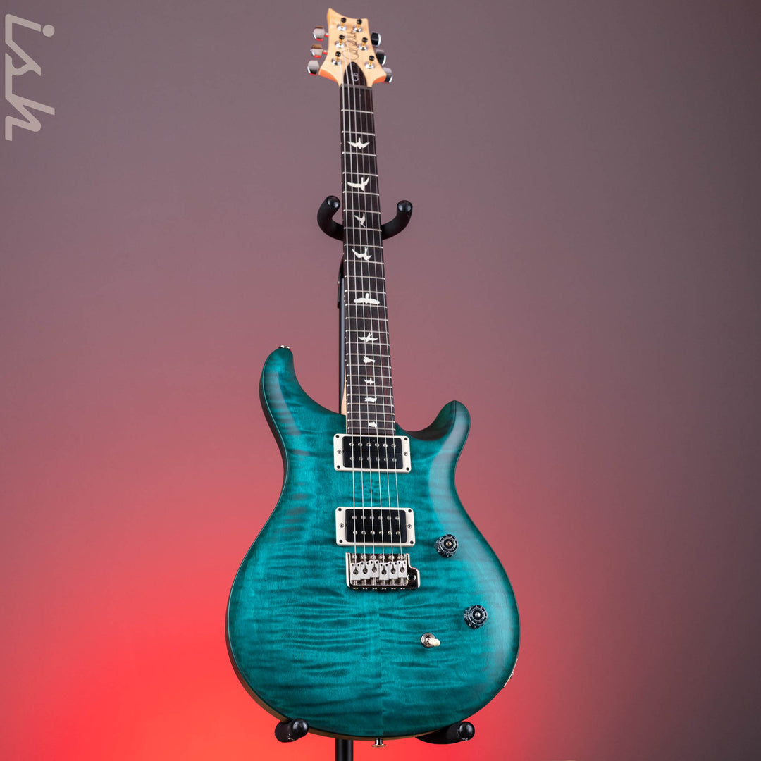 PRS CE 24 Electric Guitar Iris Blue Smoked Wrap Burst (Satin) Demo