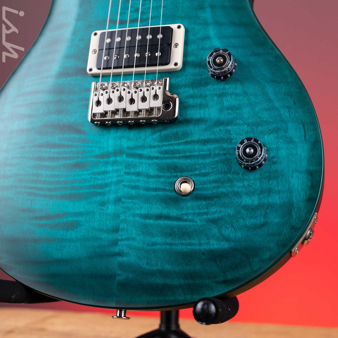 PRS CE 24 Electric Guitar Iris Blue Smoked Wrap Burst (Satin) Demo