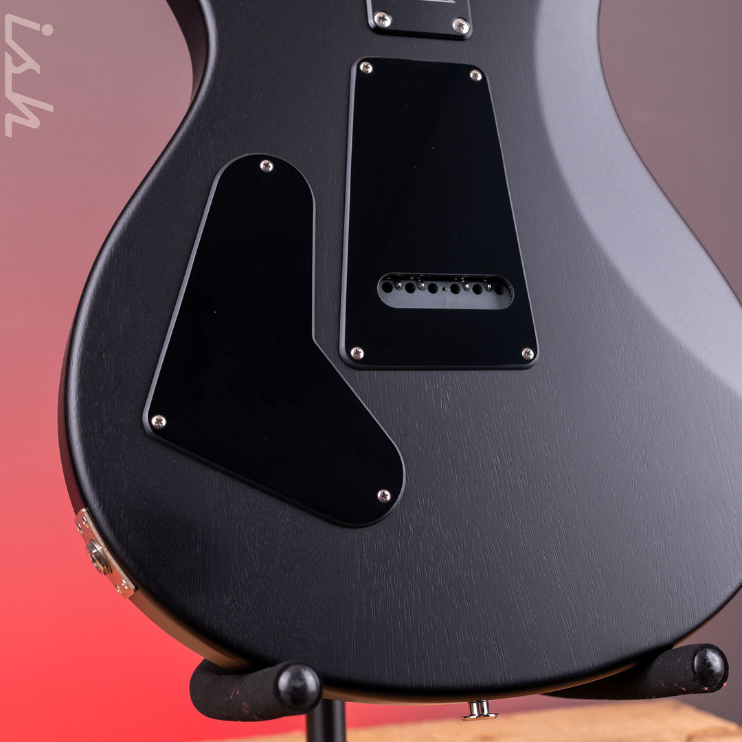 PRS CE 24 Semi-Hollow Faded Grey Black Wraparound Smokeburst Satin Finish Demo