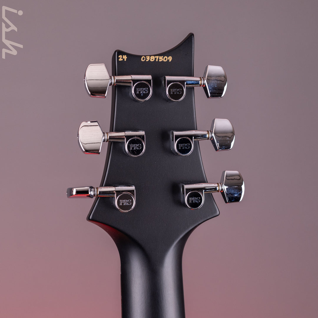 PRS CE 24 Semi-Hollow Faded Grey Black Wraparound Smokeburst Satin Finish Demo