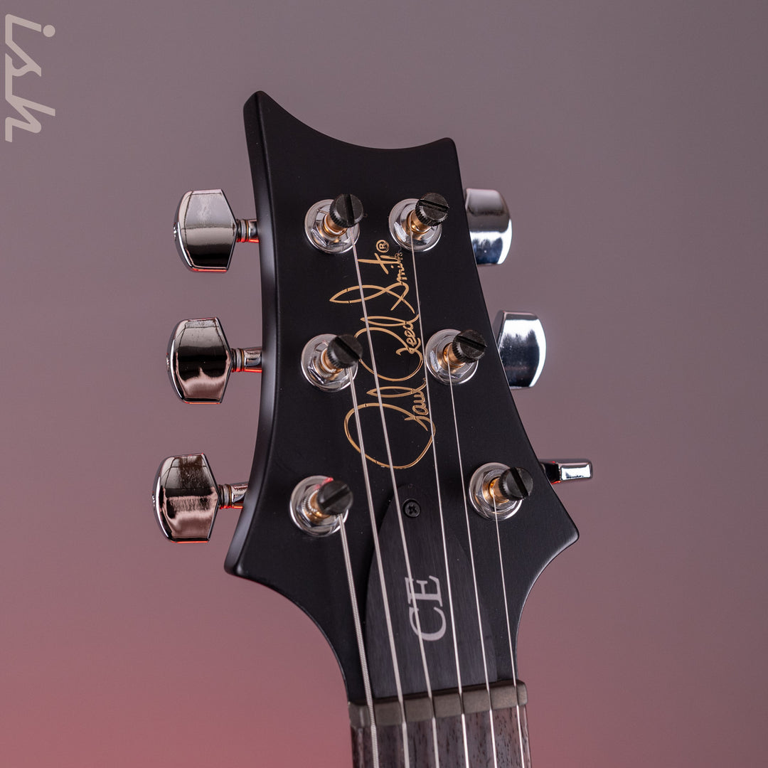 PRS CE 24 Semi-Hollow Faded Grey Black Wraparound Smokeburst Satin Finish Demo