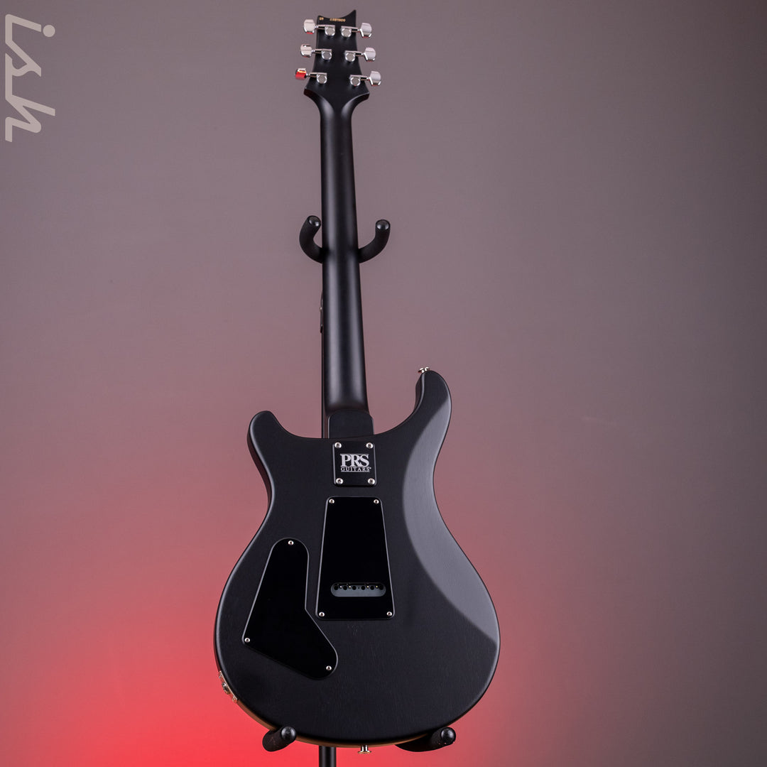 PRS CE 24 Semi-Hollow Faded Grey Black Wraparound Smokeburst Satin Finish Demo