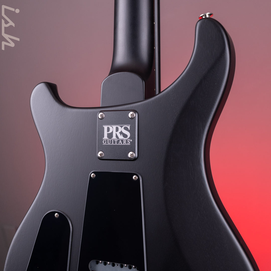 PRS CE 24 Semi-Hollow Faded Grey Black Wraparound Smokeburst Satin Finish Demo