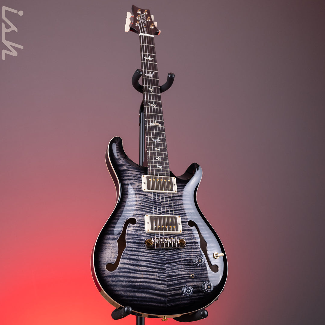 PRS Hollowbody II Piezo 10-Top Electric Guitar Charcoal Burst