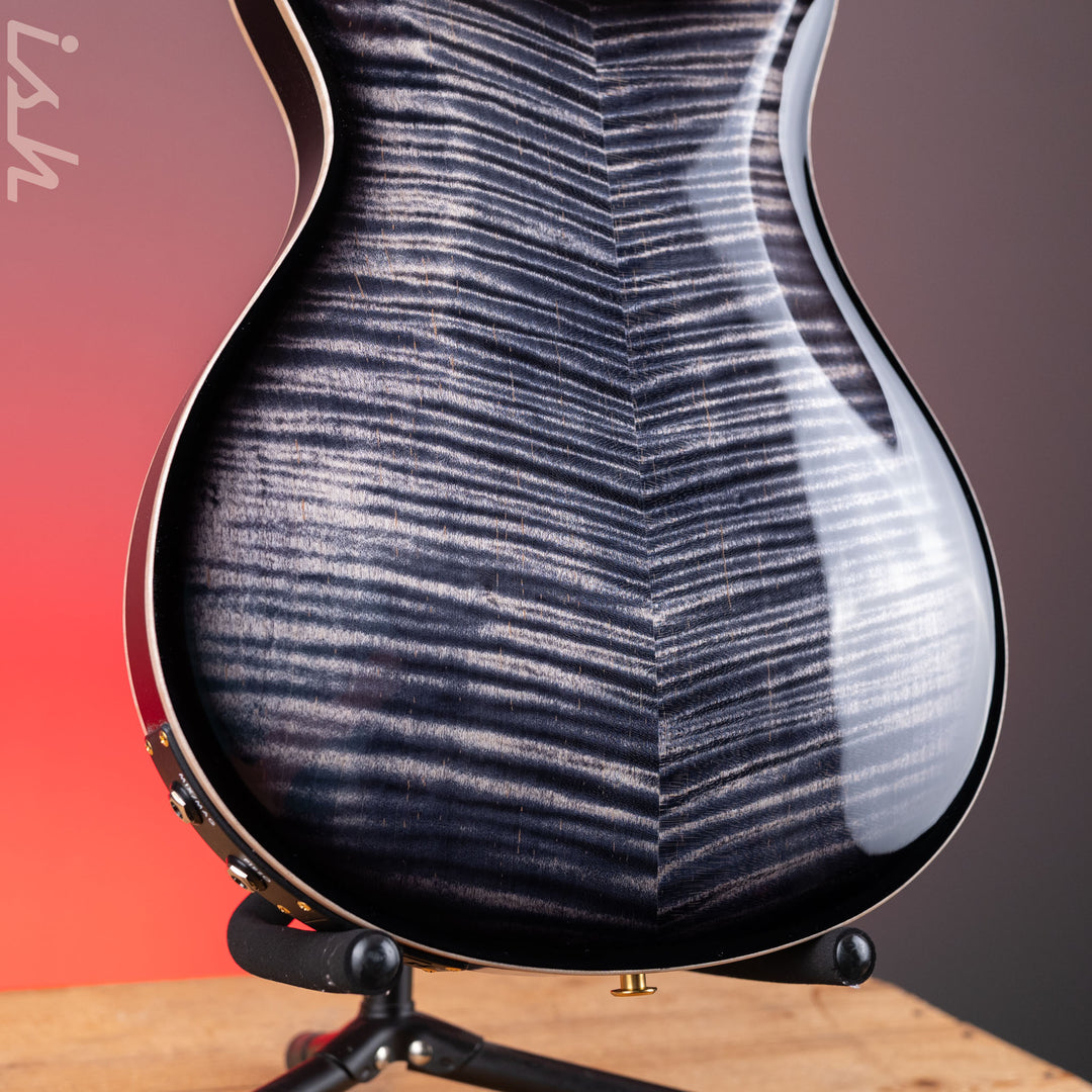 PRS Hollowbody II Piezo 10-Top Electric Guitar Charcoal Burst
