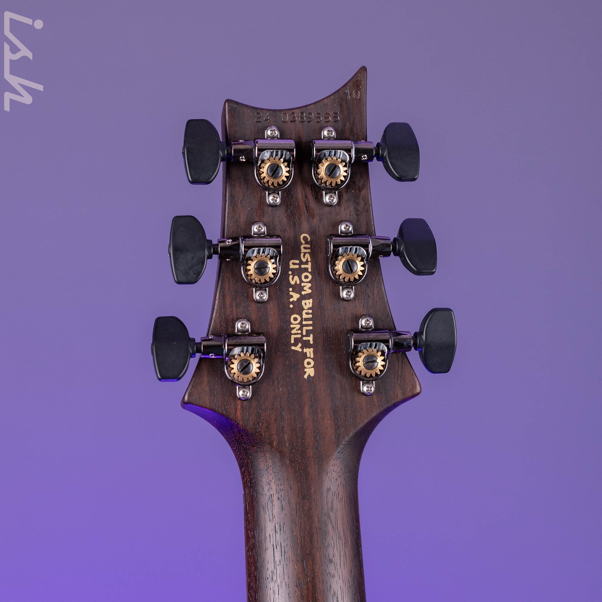 PRS Custom 24 Wood Library Quilt 10 Top Korina Body Rosewood Neck