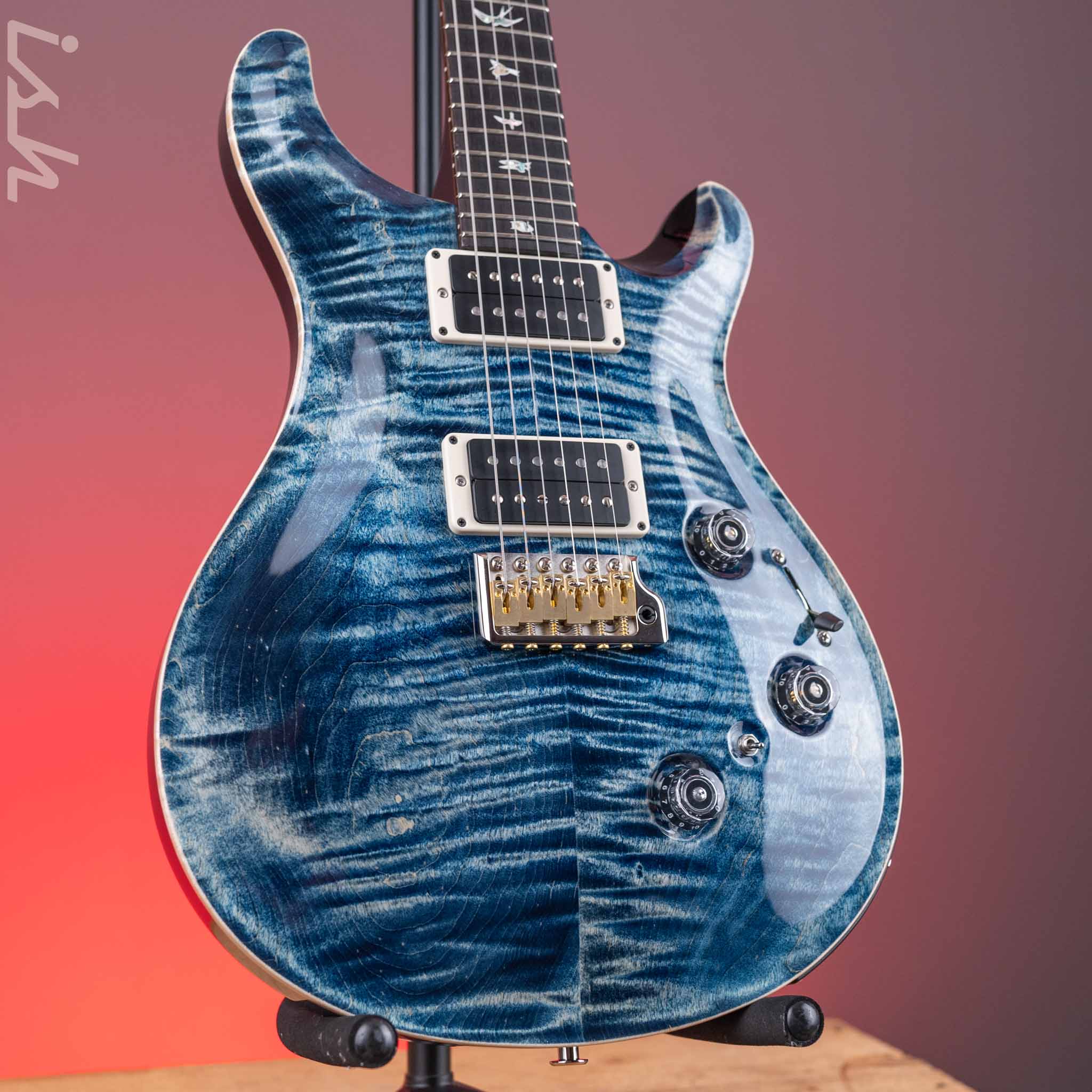 2024 PRS Custom 24 Piezo Electric Guitar Faded Whale Blue – Ish