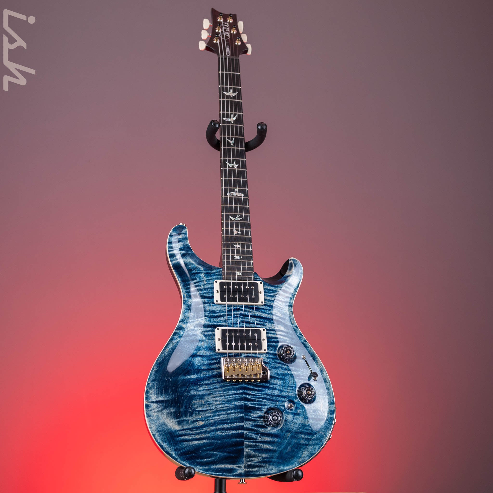 2024 PRS Custom 24 Piezo Electric Guitar Faded Whale Blue – Ish