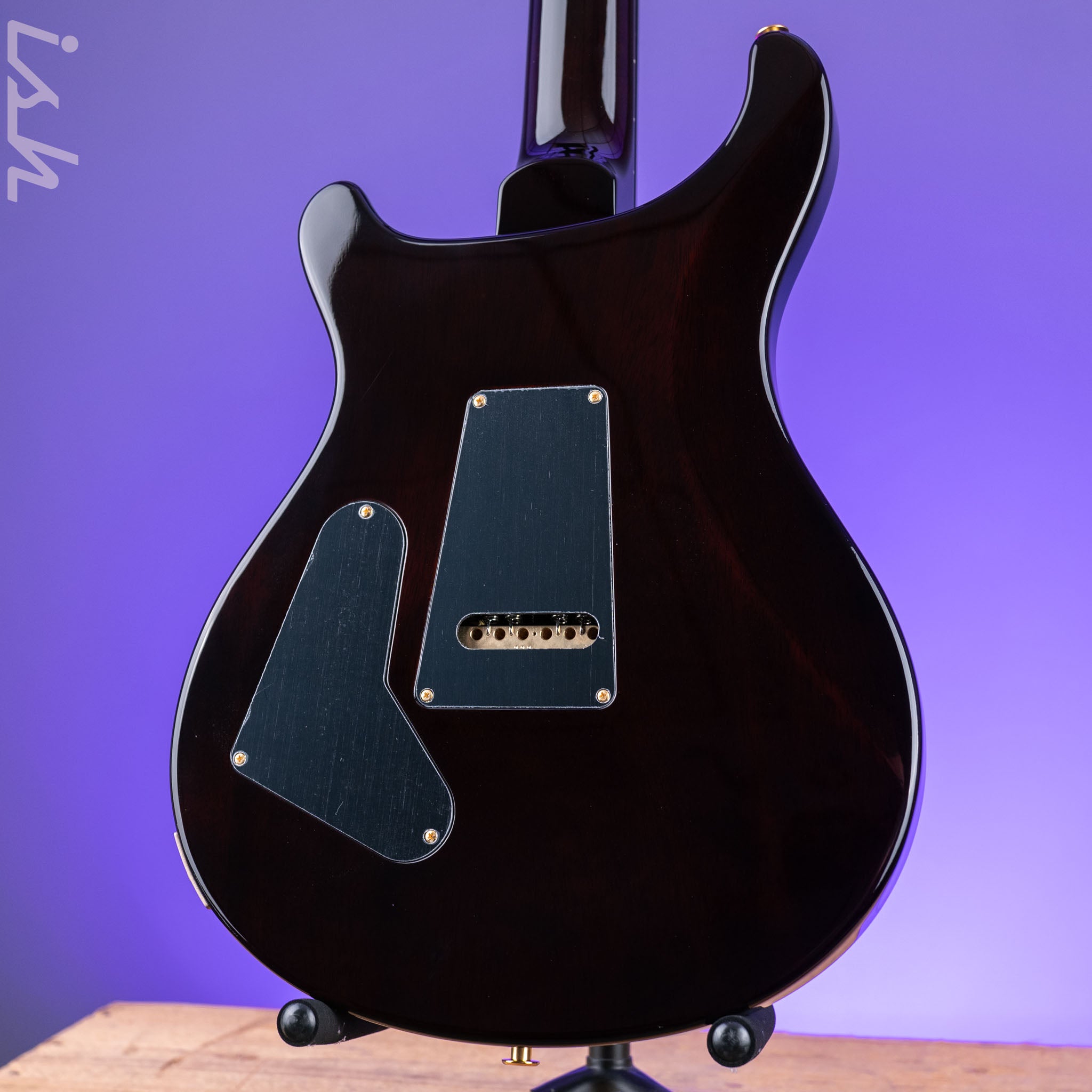 PRS Custom 24-08 10-Top Black Gold Wraparound Burst – Ish Guitars