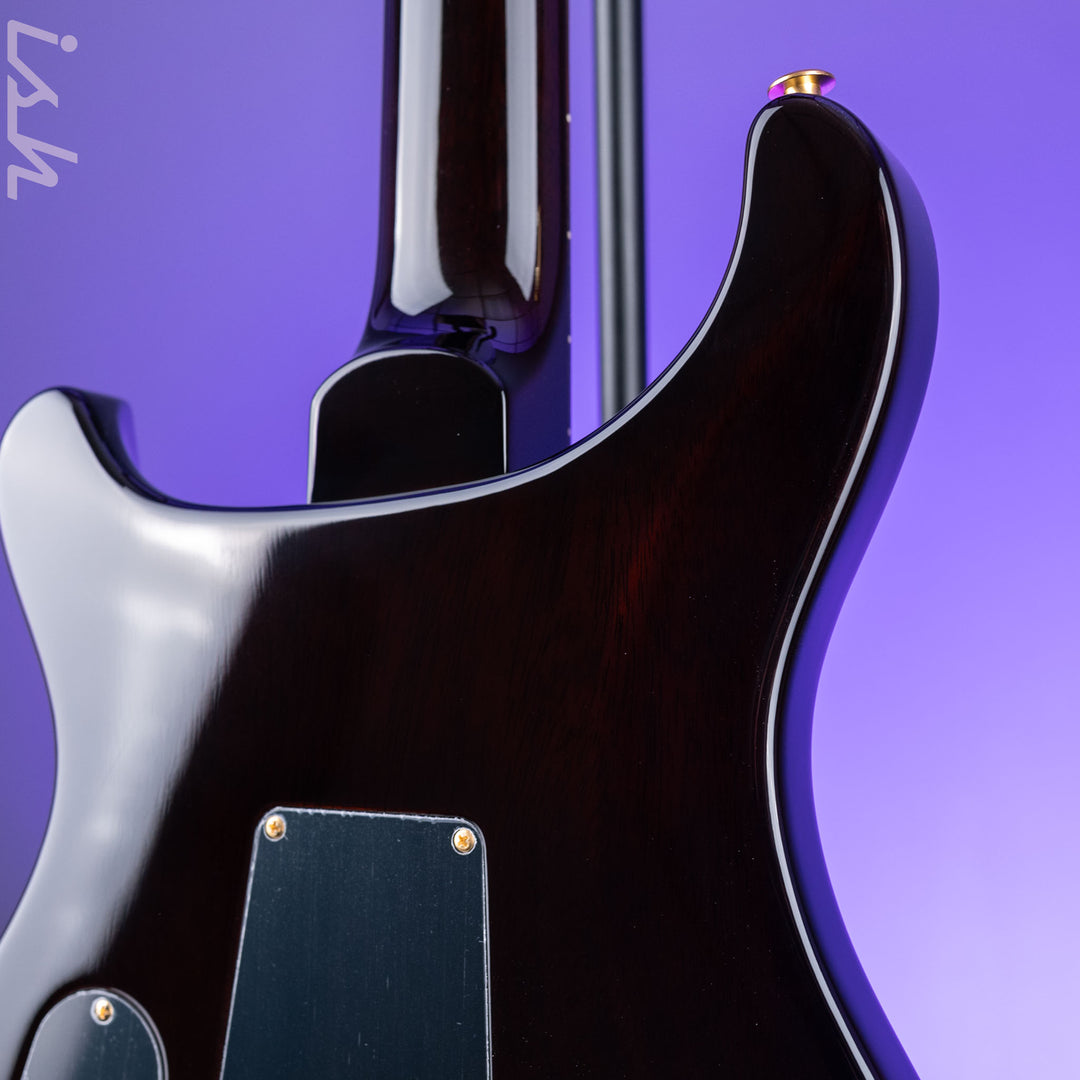 PRS Custom 24-08 10-Top Black Gold Wraparound Burst