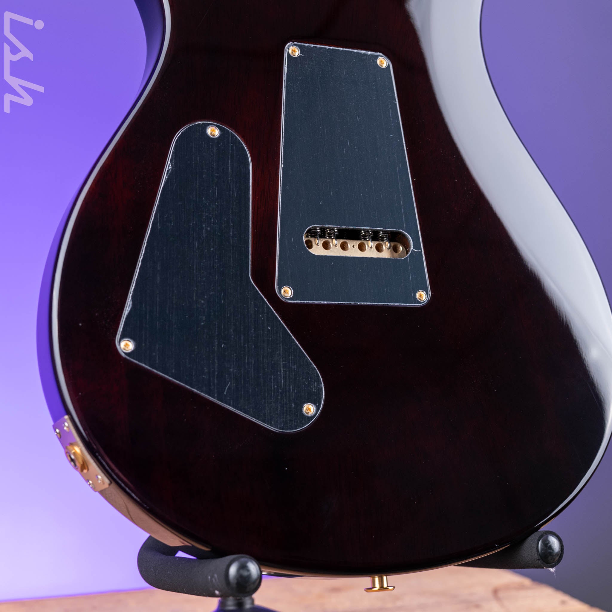 PRS Custom 24-08 10-Top Black Gold Wraparound Burst – Ish Guitars