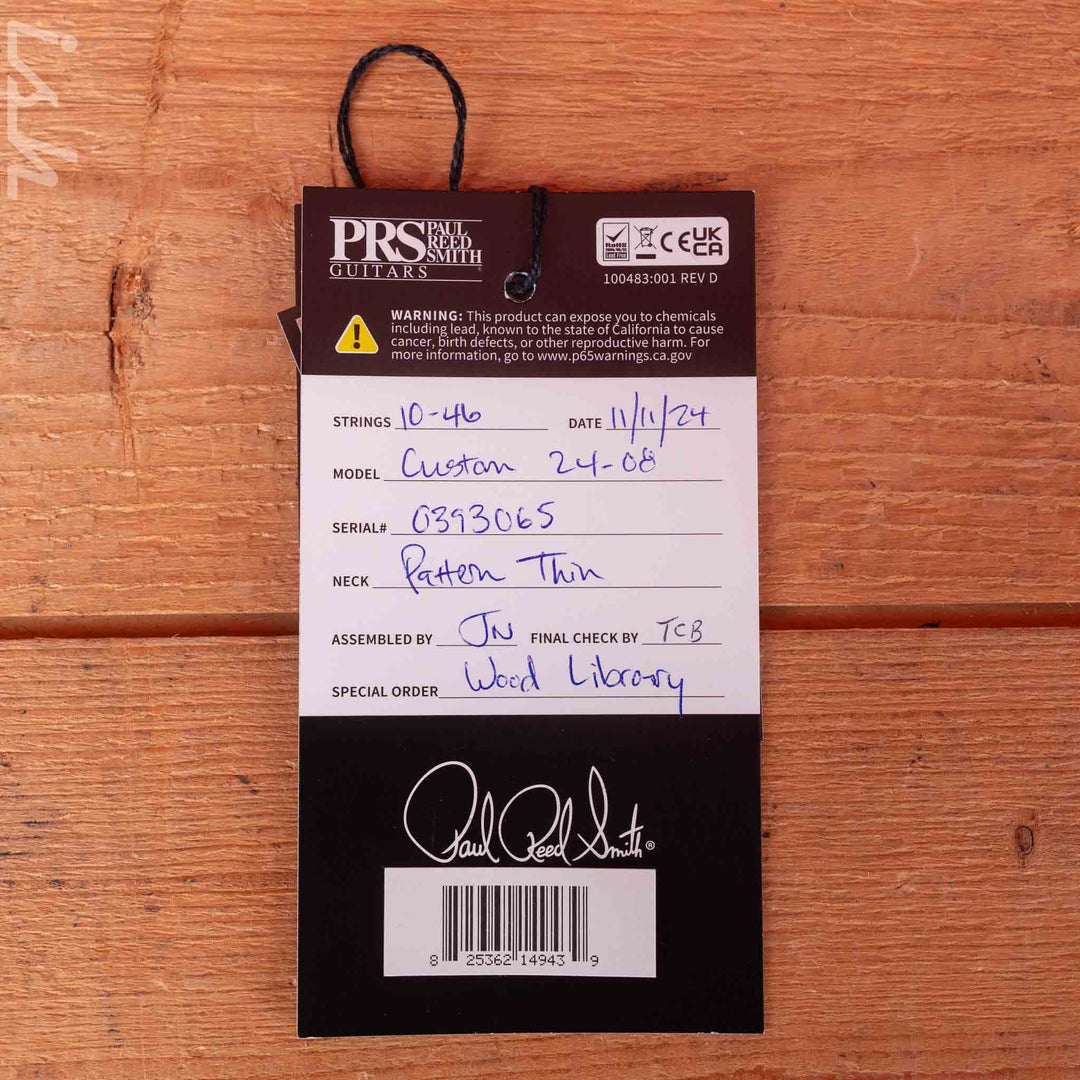 PRS Wood Library Custom 24-08 10-Top Violet