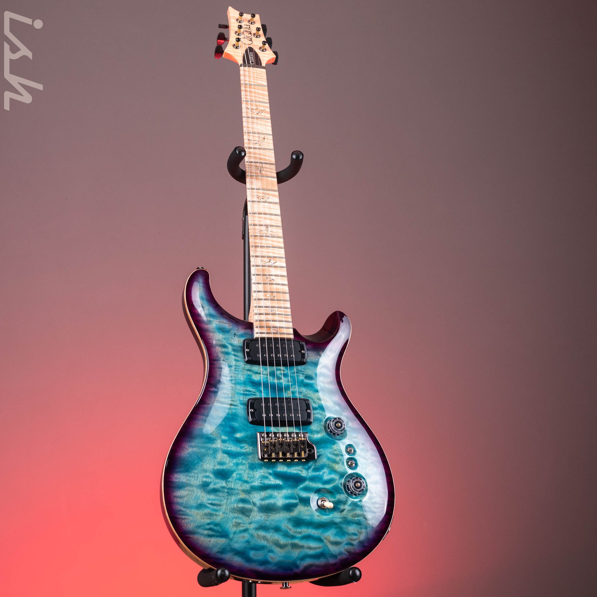 コ*ム様 PRS Custom 24-08 Wood Library 10top PRS Wood Library Custom 24-08 10-Top Aquableux Purple Burst – Ish