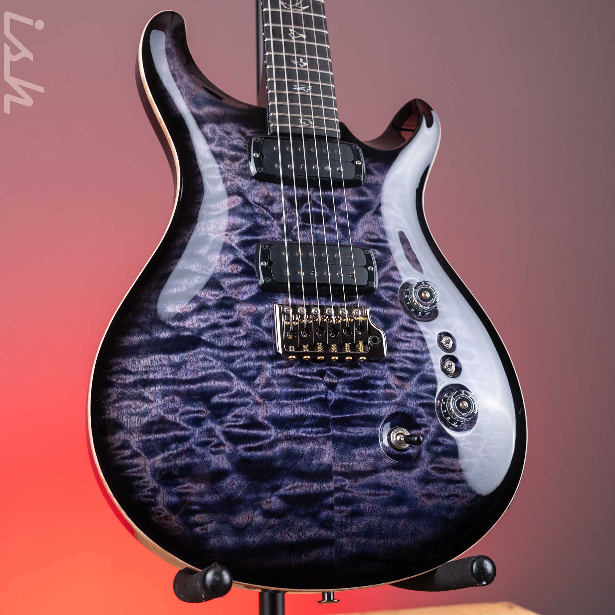 PRS Wood Library Custom 24-08 10-Top Quilt Purple Mist – Ish Guitars